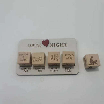 Wooden Date Night Dice Wooden Date Night Ideas Game Dice Romantic Couple Date Night Game Action Decision Dice Games for Couple