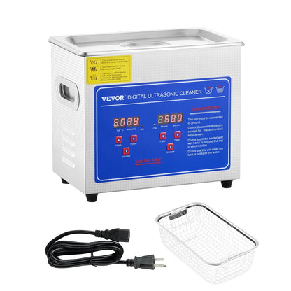 Revitalize Your Jewelry and More with the VEVOR Ultrasonic Cleaner! 💎✨ Digital Timer & Heater for a Sparkling Clean Every Time! 🕒🔥 Perfect for Glasses, Watches, Rings, and Small Parts! 🛠️ #CleanWithVEVOR #JewelryCare #UltrasonicCleaning