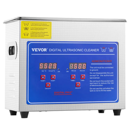 Revitalize Your Jewelry and More with the VEVOR Ultrasonic Cleaner! 💎✨ Digital Timer & Heater for a Sparkling Clean Every Time! 🕒🔥 Perfect for Glasses, Watches, Rings, and Small Parts! 🛠️ #CleanWithVEVOR #JewelryCare #UltrasonicCleaning